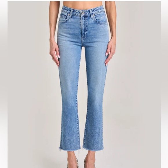 Le Jean Bella Crop Flare Jeans Size 31 - Picture 1 of 6